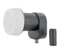 Schwaiger LNB1 Tête LNB simple Nombre d'abonnés: 1 Capacité de chargement: 40 mm gris clair, blanc