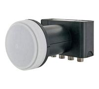 Schwaiger Convertisseur LNB LNB4 – Quad-Switch – à faible bruit – Gris