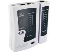 Schwaiger NWM1 531 Schwaiger Netzwerkkabeltester RJ45/RJ11 weiß