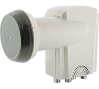 Schwaiger Quattro LNB 40mm, hellgrau Hellgrau