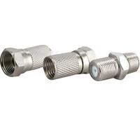 Schwaiger Set de connecteurs F 7,0mm Argent