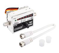 SCHWAIGER SF70 531 Sat-Finder Digital Détection de Satellites Satellite-Finder Mesureur de positionnement Optimal de Parabole avec 6 LED d'affichage de la Plage de Mesure