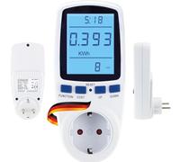 SCHWAIGER SOEM0100 Appareil de Mesure des coûts énergétiques de l'alimentation Appareil de Mesure des Prises Grand écran Enregistrement des données en Cas de Panne de Secteur Mesure de l'intensité