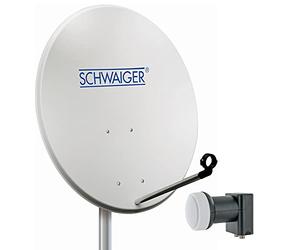 Schwaiger - SPI993011 - Sat Antenne Offset+LNB Double