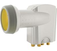 Schwaiger SPS6818H511 LNB Quad 4 Sorties 40 mm Gris Clair