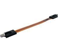 Schwaiger Traversée de fenêtre pour câble coaxial 17,0cm plat