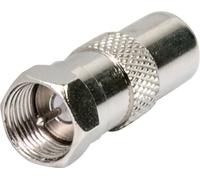 Schwaiger UEST9310531 Adaptateur F-coaxial Connexions: Fiche mâle F, Fiche coaxiale IEC 1 pc(s)