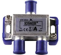 Répartiteur TV câble Schwaiger VTF8822 2 voies 5 - 1000 MHz