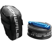 Schwalbe 1653C 27.5/29 Sacoche de selle SV 19, 1x chambre à air de rechange 2x démonte-pneus, noir, 4 pièces (1 kit)