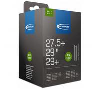 Schwalbe Chambre à air AV19F pour 27,5+/29/29+ 27,5-29 x 2,10-3,00 Noir Valve AV 40 mm
