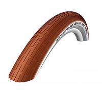 Pneu rigide Schwalbe Fat Frank K-Guard TwinSkin réfléchissant marron blanc - 28x2.00
