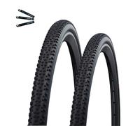 Schwalbe 33-622 X-One Allround Performance RaceGuard ADDIX Lot de 2 pneus pliants Noir 28 x 1,30 mm Avec démonte-pneu maxxi4you