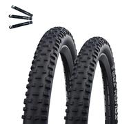 Schwalbe 60-622 Lot de 2 pneus crantés Tough Tom, ligne active, noirs, 60-622 (29 x 2,35) avec démonte-pneu maxxi4you