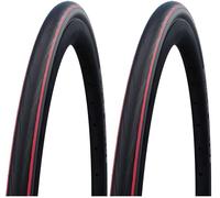 Schwalbe 706053 - Pneu, 28'700x25C 25-622, Nero/Rosso (Lot de 2)