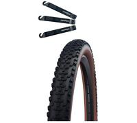 Schwalbe Addix E-25 Pneu de vélo intelligent Sam 60-584 Bronze Sidewall 60-584 (27,5 x 2,35) avec démonte-pneu maxxi4you
