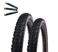 Schwalbe ADDIX E-25 Reflex 57-622 Lot de 2 pneus de vélo avec démonte-pneu maxxi4you