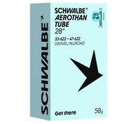 Schwalbe Aerothan Scv17-ae 28´´ Click Dunlop Inner Tube Clair 28´´ / 33-47