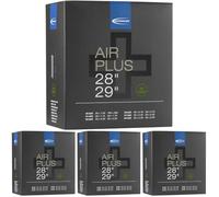 Schwalbe Air Plus Chambre à Air pour Vélo, Unisexe-Adulte, Noir, Taille Unique (Lot de 4)