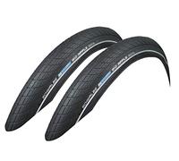 Schwalbe Big Apple, Lot de 2 pneus de vélo rigides RaceGuard 50-406 20 x 2,00