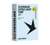 Schwalbe Chambre à air SV15-EL Extra Light 23/28-622/630 Valve Presta 80 mm Noir