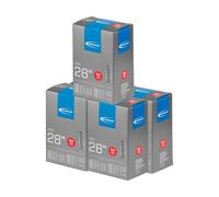 Schwalbe Chambre à Air 17 pour 28" - 5 pièces noir 28/47-622/635 SV 40 mm