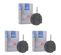 Schwalbe Chambre à air 700x18-28C (27x1) Valve Presta SV15 Noir (Lot de 3)