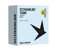 Schwalbe - 20'' (90/120-406) AV7XXL TR4 - Chambre à air pour vélo - 20'' - 90/120-406 - black