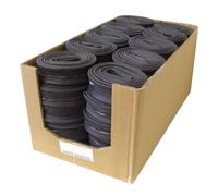 Schwalbe Chambre à Air 15 pour Pneus 28" - Emballage d'atelier - 50 pièces noir