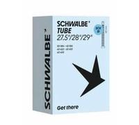 Schwalbe Chambre à air pour vélo SCV19 Clik 60 mm 27,5/28/29 x 1,60-2,40 Noir