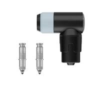 Schwalbe Kit de conversion Clik Valve + tête de pompe SCV gris