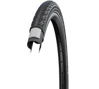 Schwalbe Delta Cruiser Plus Punctureguard Twinskin Green Compound Pneumatico Unisex Adulto, Nero/Riflettente, 50-622 (28x2.00)