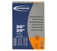 Schwalbe Dv19 Chambre À Air Noir 28 X 1 1/2 (700 X 38-42c) Valve Woods Noir
