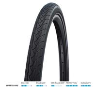 Schwalbe Fahrrad Reifen Marathon Plus ENC Alle Größen, Variante:Schwarz Refle