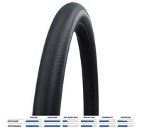 Schwalbe G-One Speed Performance Pneu souple RaceGuard 30-622 (28 x 1,20") Noir