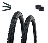 Schwalbe G-One Ultrabite Performance ADDIX RaceGuard TLE E-25 50-622 (28 x 2,00) Lot de 2 pneus pliants Schwalbe DV19 avec démonte-pneu maxxi4you