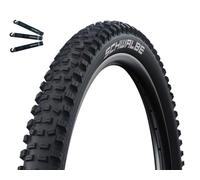 Schwalbe Hans Dampf 1 x Performance TLR TwinSkin ADDIX E-25 Pneu pliant Noir 60-584 (27,5 x 2,35) avec démonte-pneu maxxi4you