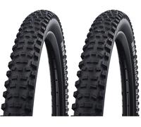 Schwalbe Hans Dampf Pneu Mixte Adulte, Noir (B/B), 26x2.35 (Lot de 2)