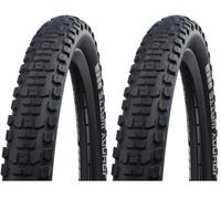 Schwalbe Johnny Watts Pneu de Vélo Unisex-Adult, Noir, Taille Unique (Lot de 2)