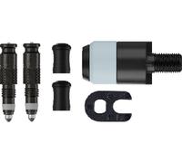 Schwalbe Clik Valve - Embout de Valve de vélo - Kit de Conversion SV-SCV (valves avec Adaptateur de tête de Pompe)
