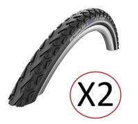 SCHWALBE LAND CRUISER Lot de 2 pneus Plus HS 450 Active Line 28" (28x1.60) TR