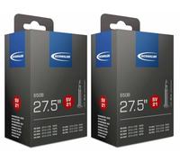 Schwalbe - Lot de 2 chambres à air de 27,5" - 40-62/584 SV21-40 - Noires