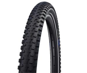 Schwalbe Marathon Plus MTB Performance Line Pneu de vélo à Tige métallique Noir/réfléchissant 26 x 2,10
