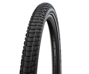 Schwalbe Marathon Plus Tour Pneu SmartGuard® avec Bandes réfléchissantes Noir