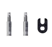 Schwalbe Mixte T.type/ set 2 prolongateurs noirs valve t type tubeless schwalbe 17mm, Noir, 17 mm EU