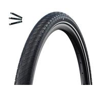 Schwalbe Motion Big Apple, RaceGuard Addix, vert, E-25, noir + Reflex 50-305 (16 x 2,0) avec démonte-pneu maxxi4you