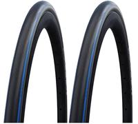 Schwalbe Pneu 700X25 One HS464A Performance ADDIX Souple Bleu Mixte Adulte, Noir, 28" 700x25C 25-622 (Lot de 2)