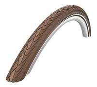 Schwalbe Pneu rigide Road Cruiser 26x1.75 GreenCompound K-Guard TwinSkin réfléchissant Marron
