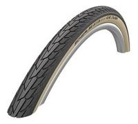 Pneu rigide Schwalbe Road Cruiser 28x1.60 GreenCompound K-Guard TwinSkin réfléchissant noir blanc