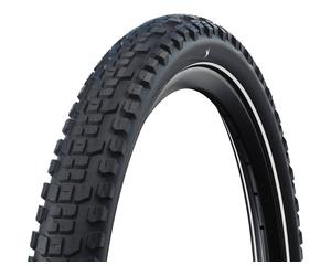 Schwalbe Pneu Rigide Hybrid Johnny Watts Plus ADDIX Green E-25 27,5" noir