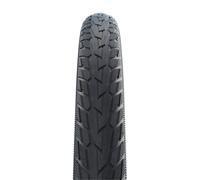 Schwalbe Pneu rigide Road Cruiser 28 x 1,60 GreenCompound K-Guard TwinSkin réfléchissant noir/blanc